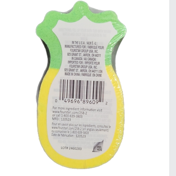 2/$6 B•Pure Pineapple Shaped Scented Bath Bomb - Picture 2 of 3